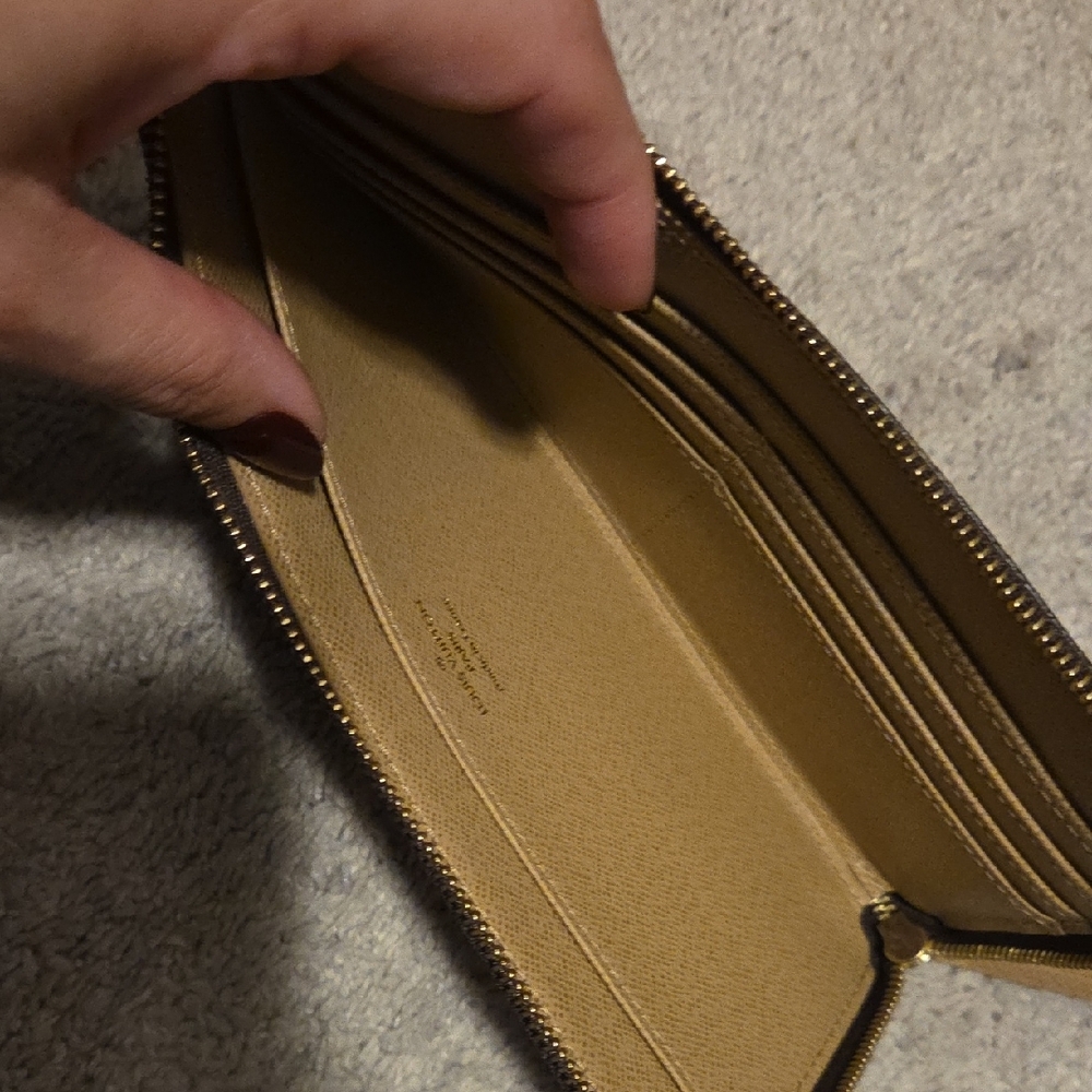 Louis Vuitton Brown and Gold Monogram Pouch - Picture 6 of 6